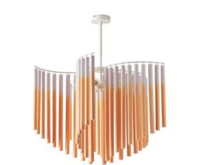 Design Pendelleuchte Coralie stilvolle moderne Hängelampe für Wohnzimmer und Essbereich
