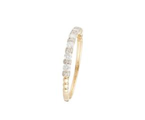 Goldring KUANTAN mit funkelnden Diamanten eleganter Damenring aus Gold Schmuckstück