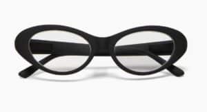 Okkia Lesebrille Lina OK039BK schwarz +2,00 Dioptrien modische Damen Lesebrille hochwertig langlebig