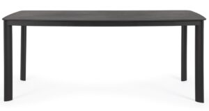 Outdoor Tisch ALCORA 180x90 Anthrazit hochwertiger rechteckiger Gartentisch wetterfest langlebig modern