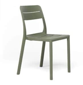 Nardi Cassia Bistrot Cactus moderner Outdoor-Tisch aus robustem Metall in Grün für Garten und Terrasse