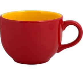 JUMBO Tasse groß weiß mit extra großem Fassungsvermögen ideal für Kaffee und Tee