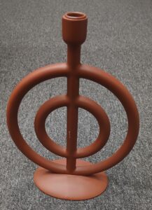 Kerzenständer FLIKKA modernes Design aus Metall für dekorative Beleuchtung