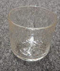 Trinkglas Gala elegantes klares Glas für Getränke stilvolles Design