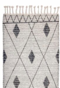 Teppich Yuki 180 x 120 in modernem Design mit weicher Textur und neutralen Farbtönen für Wohnzimmer und Schlafzimmer