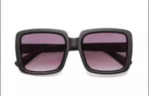 Okkia Sonnenbrille Alessia OK027-BK stylische schwarze Damensonnenbrille mit UV-Schutz
