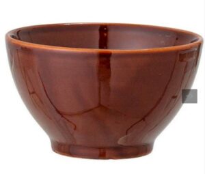 Schale Albury elegant rund aus Keramik in weiß mit modernem Design