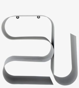 Magazinhalter Berra aus Metall in modernem Design zur Wandmontage