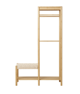 Kleiderständer Glut aus Metall in den Maßen 165 x 36 x 95 cm für Garderobe und Kleidung