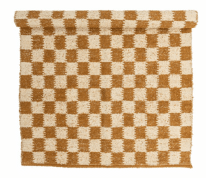 Teppich Chola 200 x 140 cm modern gemusterter Wohnzimmerteppich in warmen Erdtönen