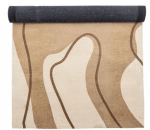 Teppich Volano Natur 150 x 90 cm aus natürlichen Materialien in beige für Wohnzimmer und Schlafzimmer