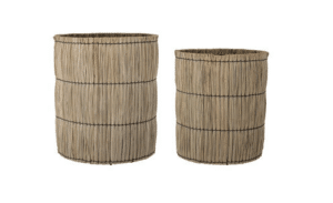 Korb Medong 2er Set aus hochwertigem Material in natürlichem Design ideal zur Aufbewahrung und Dekoration