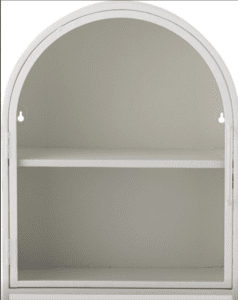 Mini Schrank Soryia Weiß modern kompakt platzsparend hochwertig