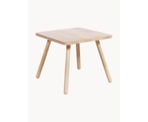 Beistelltisch aus hochwertigem Gummibaumholz moderner Stil natürlicher Holztisch für Wohnzimmer oder Schlafzimmer