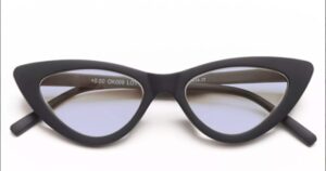 Okkia Blaulichtbrille Adriana OK009BK stilvolle schwarze Brille zum Schutz vor blauem Licht