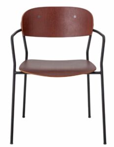 Esszimmerstuhl PITER modernes Design bequemer Polsterstuhl in Grau ideal für Esszimmer und Küchenbereich