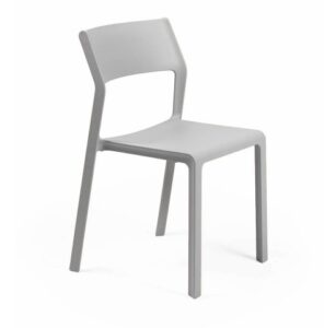 Nardi Trill Bistrot Stuhl in elegantem Grauton grigio für Terrasse und Garten