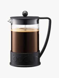 Kaffeepresse Brazil 1.5 Liter aus Edelstahl mit Glasbehälter und ergonomischem Griff für perfekten Kaffeegenuss