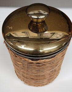 Rattan-Aufbewahrungsbox mit Deckel langlebig und dekorativ für Zuhause und Büro