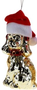 Glasanhänger Hund mit detailliertem Design perfekt als Geschenk oder Schmuckaccessoire