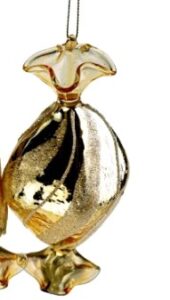 Glasanhänger Candy Kugel 3 aus buntem Glas handgefertigt als stilvoller Schmuckanhänger