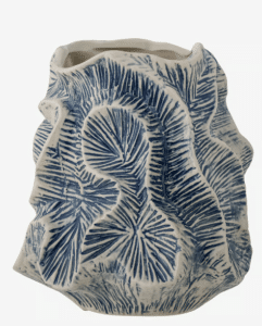 Vase Guxi elegantes modernes Design aus Keramik in Weiß für Wohnraumdekoration