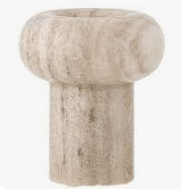Teelichthalter aus weißem Marmor Marjaneh elegant und modern für Kerzen dekorativ und stilvoll