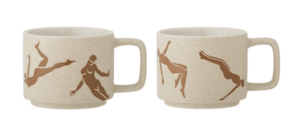Becher Harlow 2er Set modernes Design langlebiges Material stilvoller Trinkbecher für Zuhause und Büro