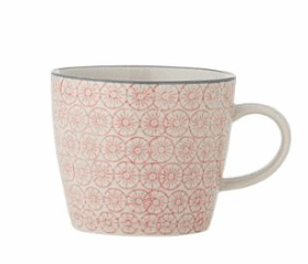 Becher Cecile 1 aus Keramik mit modernem Design und weißer Farbgebung