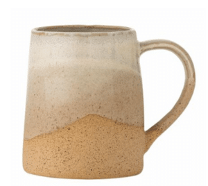 Tasse Soleia aus Keramik mit modernem Design und bequemem Griff