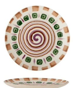 Teller Shama eleganter weißer Keramikteller mit modernem Design