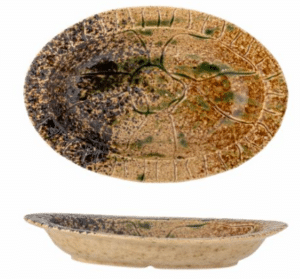 Teller Larken aus hochwertigem Porzellan in schlichtem Design