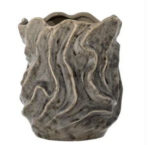 Vase Soumia moderne Keramikvase in Weiß mit elegantem Design für Wohnkultur