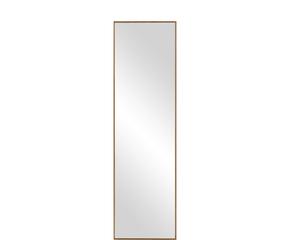 Eckiger Wandspiegel 140 x 40 cm modernes Design rahmenlos elegant für Wohnzimmer oder Schlafzimmer
