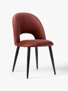 Samt-Polsterstuhl Rany elegant und komfortabel mit weichem Polster und modernem Design in samtigem Finish