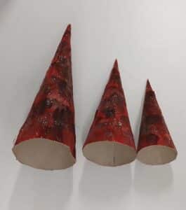 Tree-Set 3-teilig aus hochwertigem Holz für kreative Bastelelemente und Dekoration