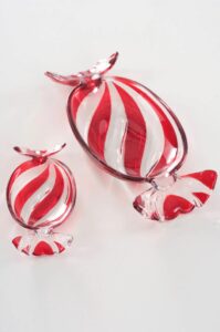Dekoschalen-Set Bonbon 2-teilig aus Keramik in Pastellfarben für Wohnraumdekoration